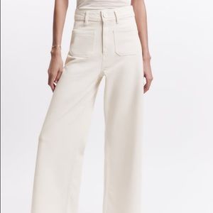 Zara Marine Straight jeans in white
